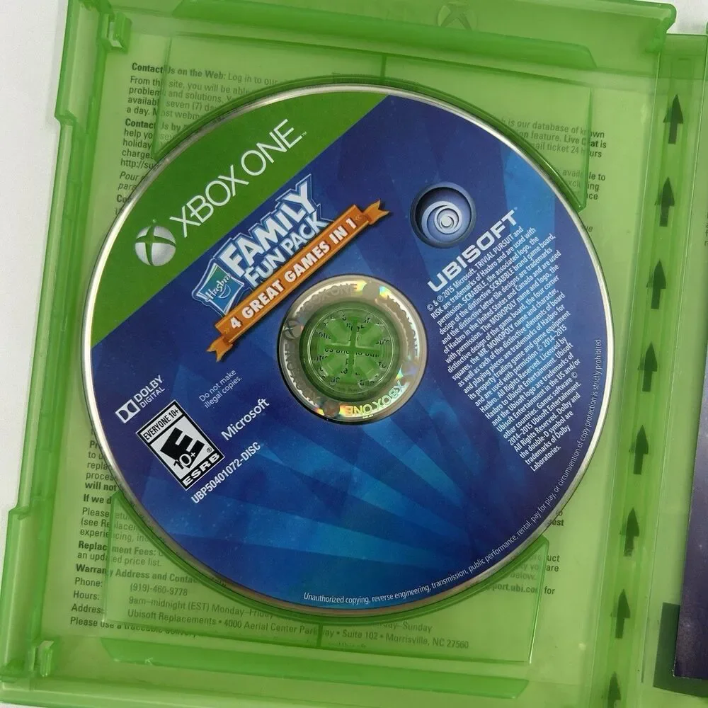 Monopoly Family Fun Pack - Microsoft Xbox One Fast Shipping